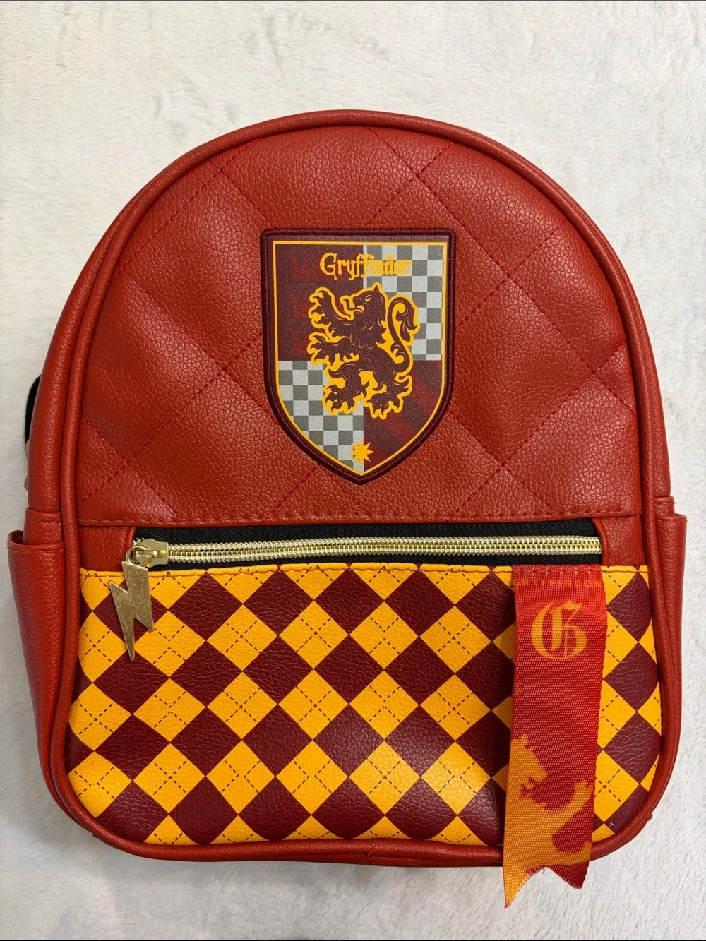 Gryffindor Crest Red Mini Kids Backpack - Licensed Hogwarts Accessory